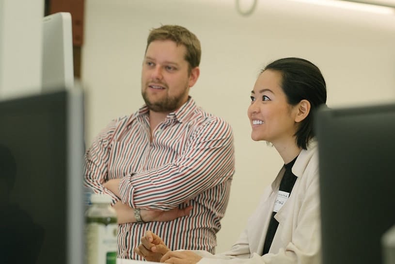 2018 volunteer with participant